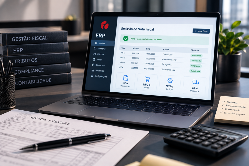 Erros na emissão de notas fiscais: ERP reduz riscos fiscais